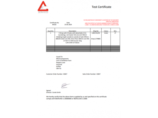 Winch & Tow strap - certified 1T Image 6