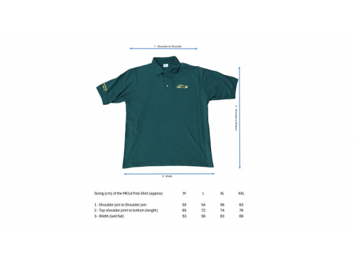 Polo Shirt, embroidered.  Size M (refer to chart) Image 2