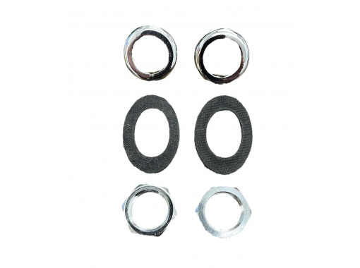 Wiper Bezel, Gasket & Nut (6 sided) Image 1