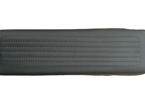 Tunnel Cover Insert - black leather Image 1