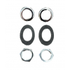 Wiper Bezel, Gasket & Nut (6 sided)